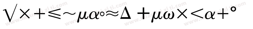 EuropeanPi Regular字体转换